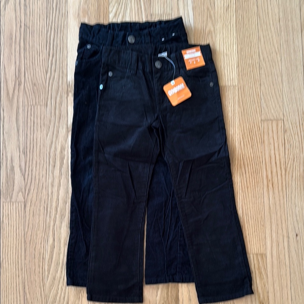 Gymboree black corduroy pants for boys